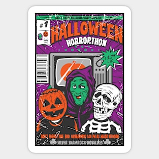 Halloween Horrorthon Sticker